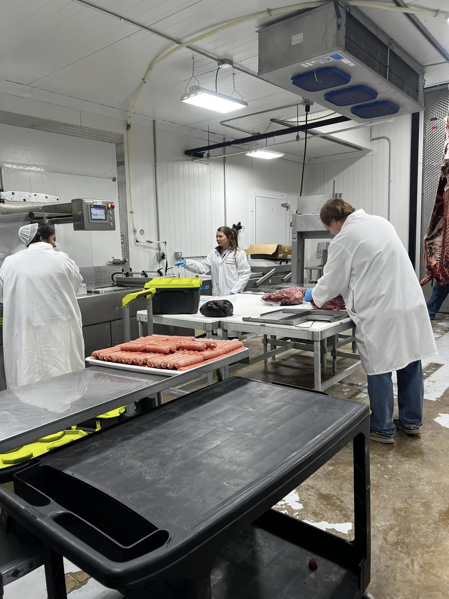 Indian Creek Meats facility sausage production