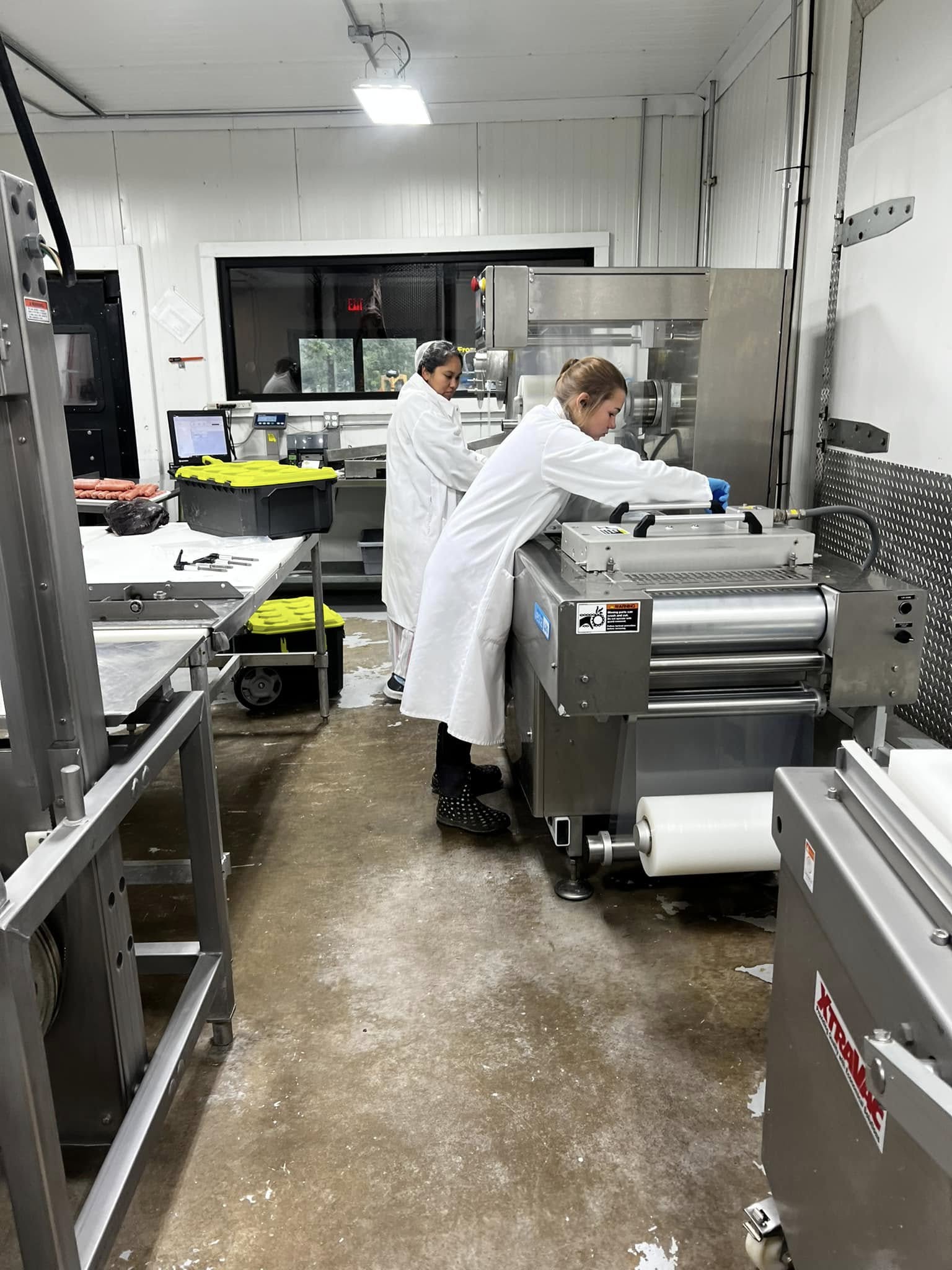 Indian Creek Meats packaging line